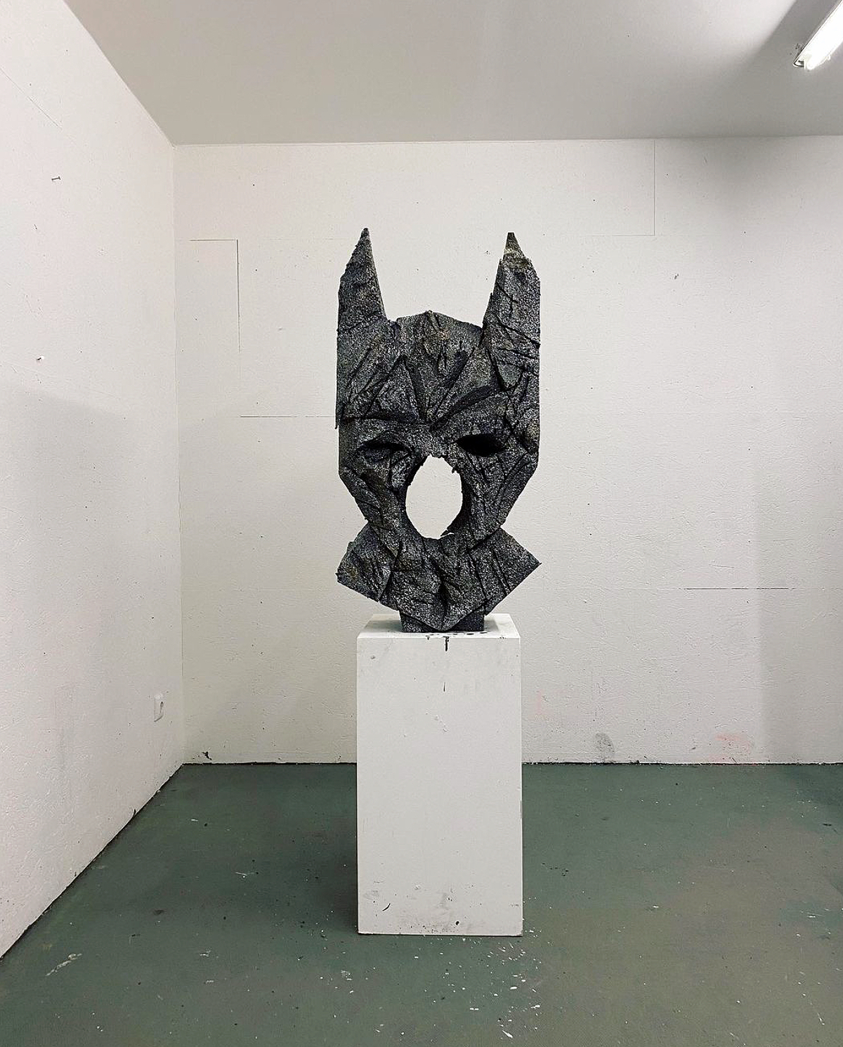 Stefan Wiens Mott Projects contemporary art sculptures styrofoam Batman