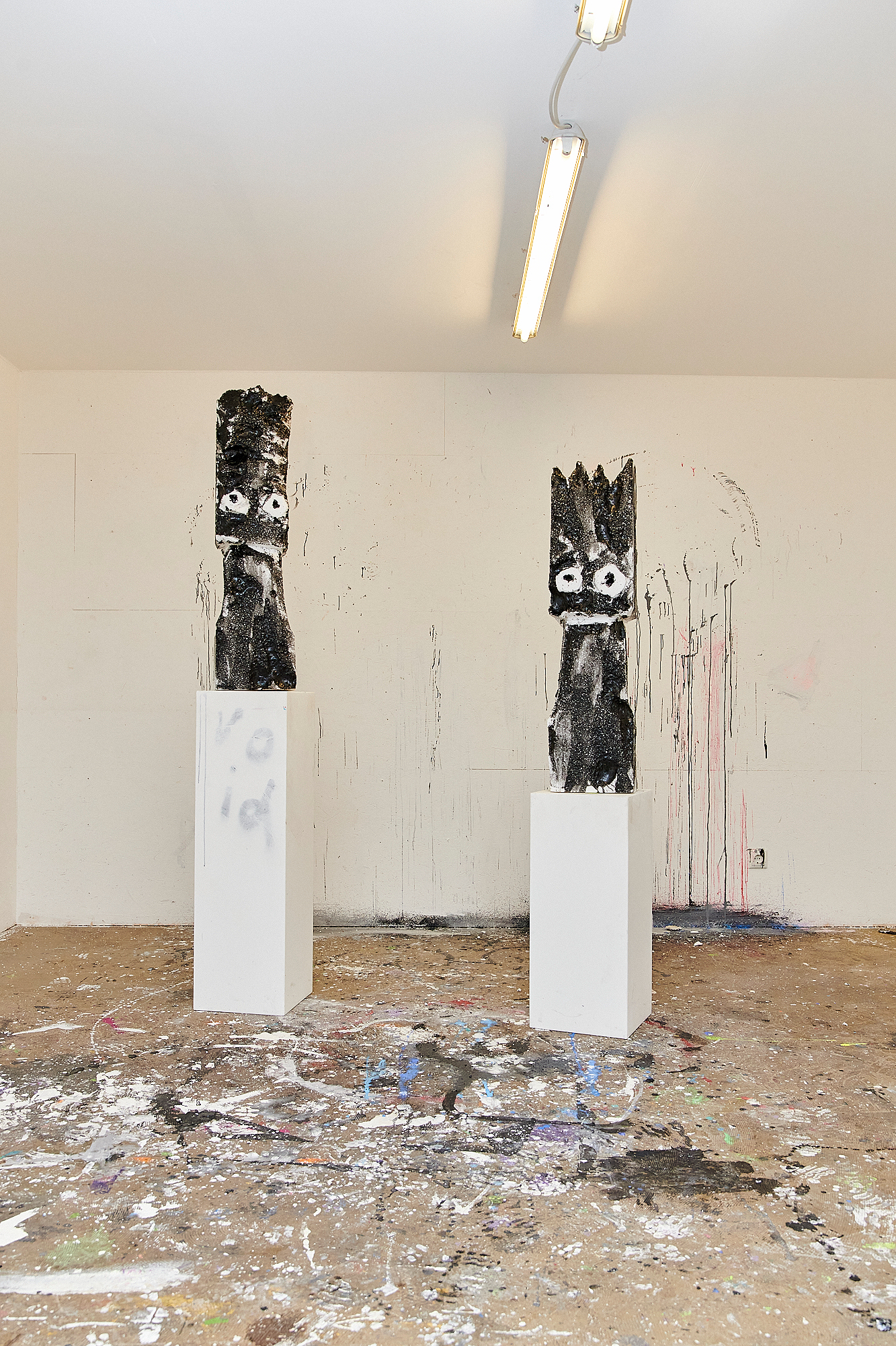 Stefan Wiens Mott Projects contemporary art sculptures styrofoam The Simpsons sweet oblivion